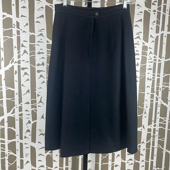 Vintage Koret 100% Pure Wool A-Line Midi Skirt - Picture 3 of 9